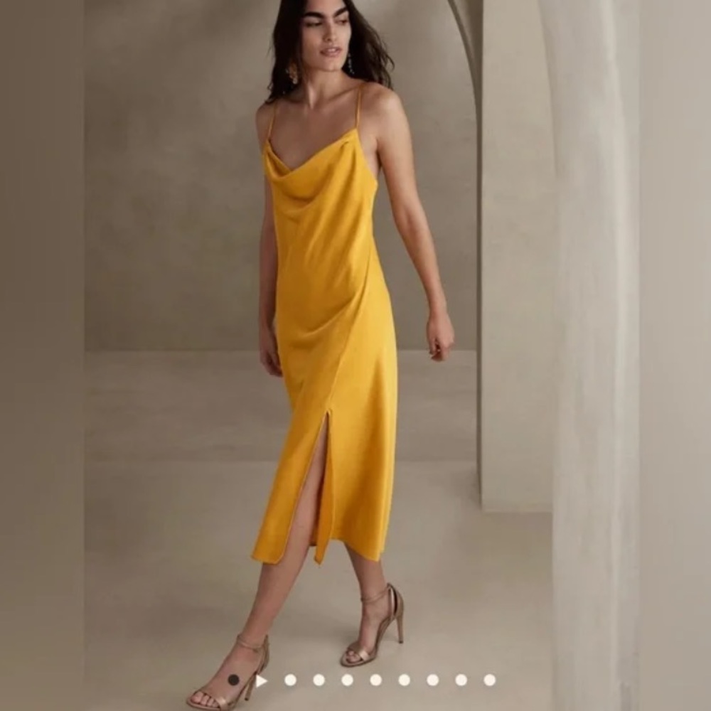 Banana Republic Adobe Midi Slip Dress (size SP)